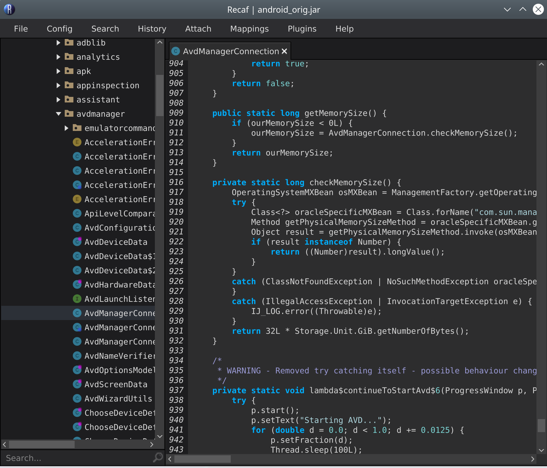 Recaf’s decompilation mode